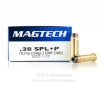 Magtech 38 Special  P Ammo - 50 Rounds of 158 Grain SJHP Ammunition