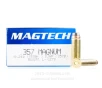 Magtech 357 Magnum Ammo - 50 Rounds of 158 Grain SJHP Ammunition