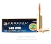 Federal Power-Shok Copper 243 Win Ammo - 20 Rounds of 85 Grain   