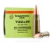 Tela Impex 7 62x39 Ammo - 20 Rounds of 124 Grain FMJ Ammunition
