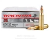 Winchester 222 Rem Ammo - 20 Rounds of 50 Grain JSP Ammunition
