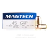 Magtech 45 GAP Ammo - 50 Rounds of 230 Grain FMJ Ammunition