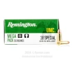 Remington 38 Special Ammo - 1000 Rounds of 130 Grain MC Ammunition