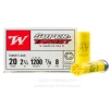 Winchester 20 ga Ammo - 250 Rounds of 7 8 oz   8 Shot  Lead    