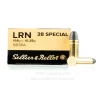 Sellier and Bellot 38 Special Ammo - 1000 Rounds of 158 Grain LRN   