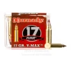 Hornady 17 HMR Ammo - 500 Rounds of 17 Grain V-MAX Ammunition