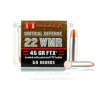 Hornady Critical Defense 22 WMR Ammo - 500 Rounds of 45 Grain FTX   