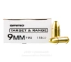 Ammo Inc  9mm Ammo - 1000 Rounds of 115 Grain FMJ Ammunition