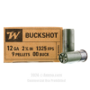 Winchester Military 12 Gauge Ammo - 250 Rounds of 9 Pellet 00   
