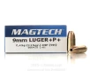 Magtech 9mm  P  Ammo - 50 Rounds of 115 Grain JHP Ammunition