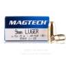 Magtech 9mm Ammo - 50 Rounds of 95 Grain JSP Ammunition