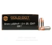 Speer Gold Dot 9mm  P Ammo - 50 Rounds of 124 Grain HP Ammunition
