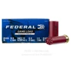 Federal Game-Shok 12 Gauge Ammo - 25 Rounds of 2-3 4  1-1 8 oz   8   