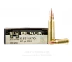 Hornady BLACK 5 56x45 Ammo - 200 Rounds of 62 Grain FMJ Ammunition