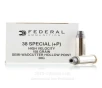 Federal LE 38 Special  P Ammo - 1000 Rounds of 158 Grain LSWCHP   