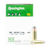 Remington 38 Special  P Ammo - 600 Rounds of 125 Grain SJHP Ammunition