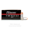 Blazer 40 Cal  Ammo - 1000 Rounds of 180 Grain TMJ Ammunition