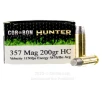 Corbon Hunter 357 Magnum Ammo - 20 Rounds of 200 Grain Hard Cast   