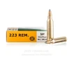 Sellier   Bellot 223 Rem Ammo - 20 Rounds of 55 Grain SP Ammunition