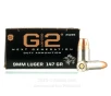 Speer Gold Dot G2 9mm Ammo - 20 Rounds of 147 Grain JHP Ammunition