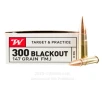 Winchester USA 300 AAC Blackout Ammo - 200 Rounds of 147 Grain FMJ   
