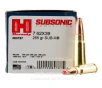 Hornady Subsonic 7 62x39 Ammo - 20 Rounds of 255 Grain Sub-X   