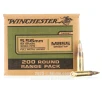Winchester 5 56x45 Ammo - 200 Rounds of 62 Grain FMJ M855 Ammunition