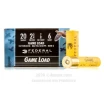 Federal 20 Gauge  Ammo - 25 Rounds of 7 8 oz   6 Shot  Lead    