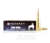 Federal 308 Win Ammo - 20 Rounds of 180 Grain SP Ammunition