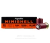 Aguila Minishell 12 Gauge Ammo - 25 Rounds of 7 8 oz  Rifled Slug   