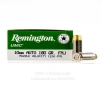 Remington 10mm Ammo - 50 Rounds of 180 Grain FMJ Ammunition