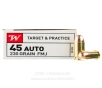 Winchester 45 ACP Ammo - 500  Rounds of 230 Grain FMJ Ammunition