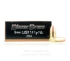 Blazer Brass 9mm Ammo - 50 Rounds of 147 Grain FMJ Ammunition