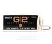Speer Gold Dot G2 45 ACP  P Ammo - 50 Rounds of 230 Grain JHP   
