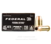 Federal Punch 45 ACP Ammo - 20 Rounds of 230 Grain JHP Ammunition