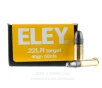 Eley 22 LR Ammo - 500  Rounds of 40 Grain LRN Ammunition