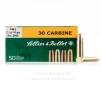 Sellier and Bellot 30 Carbine Ammo - 1000 Rounds of 110 Grain FMJ   