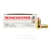 Winchester USA 45 ACP Ammo - 500 Rounds of 230 Grain JHP Ammunition