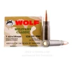 Wolf 7 62x39 Ammo - 20 Rounds of 124 Grain FMJ Ammunition