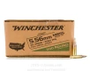 Winchester 5 56x45 Ammo - 500 Rounds of 62 Grain FMJ M855 Ammunition