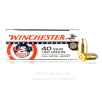 Winchester USA Target Pack 40 S W Ammo - 500 Rounds of 180 Grain   