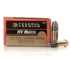 Federal Gold Metal High Velocity Match 22 LR Ammo - 50 Rounds of