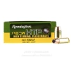 Remington HTP 40 S W Ammo - 500 Rounds of 180 Grain JHP Ammunition