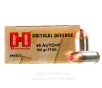 Hornady Critical Defense 45 ACP  P Ammo - 20 Rounds of 185 Grain   