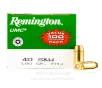 Remington 40 Cal Ammo - 100 Rounds of 180 Grain FMJ Ammunition