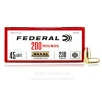 Federal Champion 45 ACP Ammo - 1000 Rounds of 230 Grain FMJ Ammunition