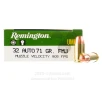 Remington 32 ACP Ammo - 50 Rounds of 71 Grain FMJ Ammunition