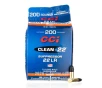 CCI Clean-22 Suppressor 22 LR Ammo - 200 Rounds of 45 Grain   