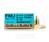 Sellier and Bellot 9mm  Ammo - 1000 Rounds of 140 Grain FMJ   
