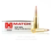 Hornady Match 308 Win Ammo - 200 Rounds of 168 Grain ELD Match   